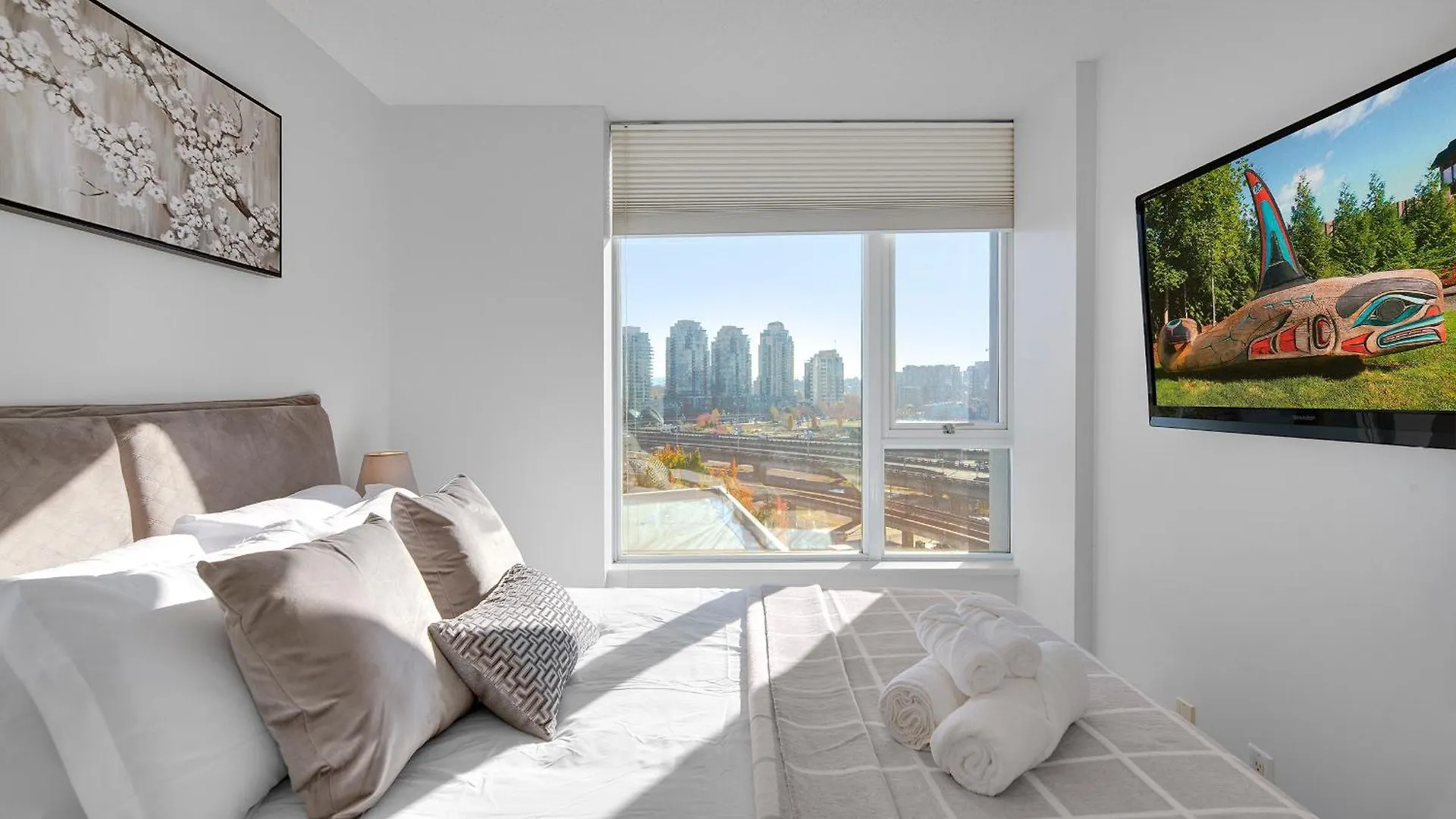 Stylish 2Bd Condo In Downtown With Marina View Vancouver 0*,
