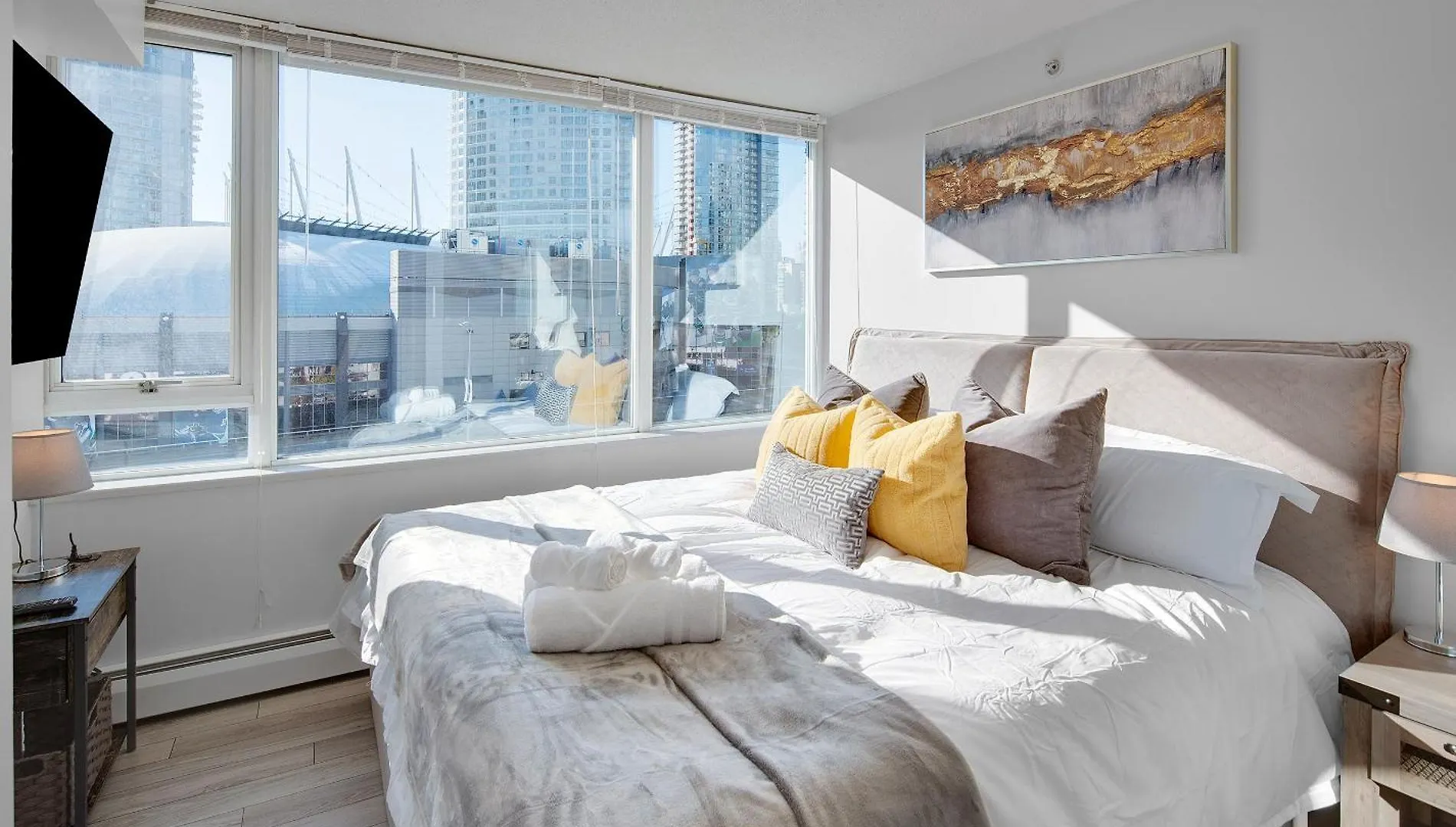 Apartment Stylish 2Bd Condo In Downtown With Marina View Vancouver